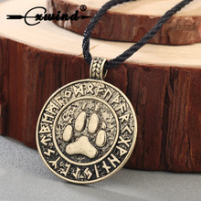 Cxwind New Slavic Veles Paws Pendant Necklace Warding Veles Sign Charm Animal Paw Amulets And Talismans Viking Necklace Jewelry 2024 - buy cheap