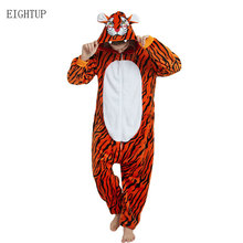 Macacão cosplay de tigre para crianças e adultos kigurumi, pijama panda, dragon totoro, unicórnio, guaxinim 2024 - compre barato