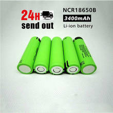2pcs/lot New Original NCR 18650 Li-ion 3.7V 3400mAh NCR18650B Rechargeable laptop batteries 18650B Li-ion Battery For Panasonic 2024 - buy cheap