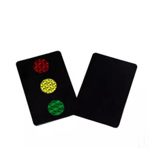 Cartão de mudança de vermelho-verde stoplight cartões cartas mágicas truques de mágica adereços magia 2024 - compre barato
