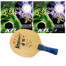 KTL Instinct+ Table Tennis Blade Shakehand With 2x  KTL Rapid-Soft Rubber With Sponge for a PingPong Racket FL 2024 - buy cheap