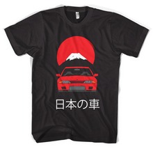 Fuji R32 T, Gtr , Skyline, Cars, Drift, Drag, Race, Import, Jdm, R33, R34High Quality 2019 Summer New Costumes Tee T shirts 2024 - buy cheap