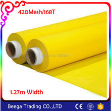 Yellow Color Printing Polyester Material 168T/140T Silk Press Frame Mesh High Quality and Wholesale Price 2024 - buy cheap