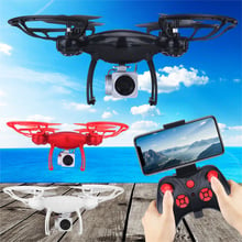 Hd lente wifi fpv transmissão app controle modo headless gravidade detecção pista de vôo altura fixa um retorno chave 2.4ghz rc drone 2024 - compre barato