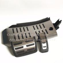 DEE-pedales de acero inoxidable para coche, Pedal de reposapiés de freno de combustible automático para Audi A6, A6L, 2009, 2010, 2011, 2012 AT, placa adhesiva LHD 2024 - compra barato