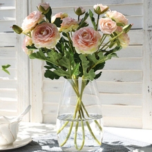 Artificial Ranunculus Asiaticus Flower Stems Wedding Decoration Household Simulation Artificial Flowers 2024 - buy cheap