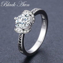 2020 novo vintage 3.1g 925 prata esterlina fina jóias geométrica bague spinel preto anéis de noivado para mulher bijoux c488 2024 - compre barato