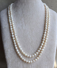 Charming Real Pearl Jewelry,8-9MM 50inches Long Pearl Necklace,White Color 100% Freshwater Pearl Necklace 2024 - buy cheap