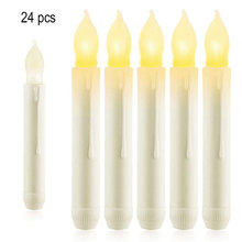 24 Pcs Flameless Window Taper Candles Led Battery Operated Dripless Flickering Candle Lights for Party  Christmas 2024 - buy cheap