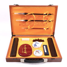 Chinese Calligraphy Brush Pen set Adult brush pen,ink, paper, inkstone beginners calligraphy supplies Gift box 2024 - buy cheap