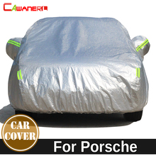 Cawanerl For Porsche Macan Panamera Cayenne Cotton Thicken Car Cover Outdoor Sun Shade Snow Rain Hail Protection Auto Cover 2024 - buy cheap