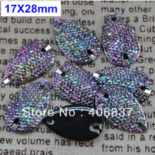 Free Shipping, 50pcs/Lot, 17*28mm Bling-star Lavender AB sew on teardrop flat back resin sew on stones 2024 - buy cheap