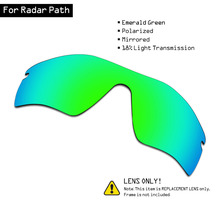 SmartVLT Óculos Polarizados Lentes de Reposição para óculos Oakley Radar Path-Verde Esmeralda 2024 - compre barato