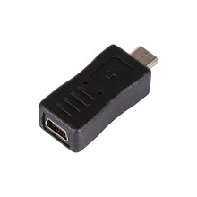 Переходник с Mini USB «папа» на Micro USB «мама» типа в для зарядного устройства 2024 - купить недорого