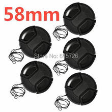 10pcs/lot 58mm center pinch Snap-on cap cover for camera 58 mm Lens 2024 - buy cheap