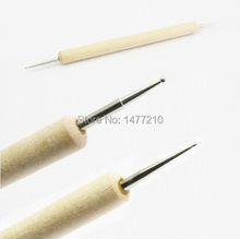 2way Wood Handle Nail Art Design Dotting Pen Painting Drawing Brush Polish Marbleizing Dual-ball tool double-point 2end Pencil 2024 - buy cheap