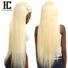 613 Honey Blonde 13x1 Lace Front Human Hair Wigs Pre Plucked Brazilian Straight Glueless Lace Frontal Wigs Middle Part Remy 150% 2024 - buy cheap