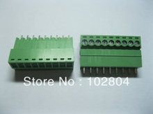 200 Pcs Per Lot 3.81mm 9 way/pin Screw Terminal Block Connector Green Pluggable Type HOT Sale HIGH Quality 2024 - buy cheap