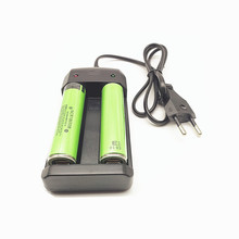 Bateria recarregável 18650 ncr18650b, bateria 3.7 v e 3400mah com carregador, para 14500/26650/18650, 2 peças 2024 - compre barato