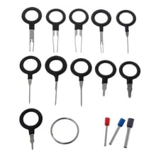 2019 New 11 Pcs Car Terminal Removal Tool Kit Wiring Connector Pin Release Extractor Auto Parts 2024 - buy cheap