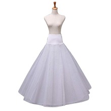 2019 New Arrives 100% High Quality A Line Tulle Wedding Bridal Petticoat Underskirt Crinolines for Wedding Dress 2024 - buy cheap