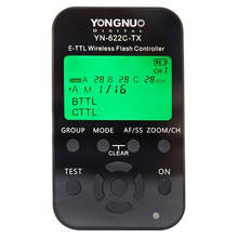 Newest Yongnuo YN-622C-TX YN622C-TX LCD Wireless e-TTL Flash Controller 1/8000s Trigger Transmitter for Canon Cameras  600D 2024 - buy cheap