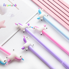 0.5mm Creative Unicorn Flamingos Gel Pens Signature Pen Escolar Papelaria School Office Kids Stationery Supply Promotional Gifts 2024 - buy cheap