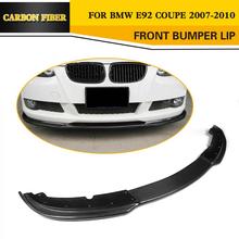Carbon Fiber Car Accessories Front Lip Spoiler For BMW 3 Series E92 Standard Bumper 2008-2010 2024 - buy cheap