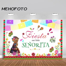 MEHOFOTO Fiesta фон для детской фотосъемки с изображением племени маленькой принцессы мексиканский фон для детской фотосъемки 2024 - купить недорого