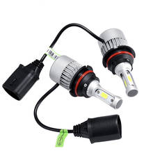 2PCS Car LED 9007 HB5 Hi/Lo Headlight Bulb Conversion Kit 6500K 16000LM Super Bright 2024 - buy cheap
