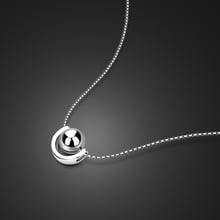 Noble girl silver jewelry 925 sterling silver box necklace solid silver beads pendant girl sterling silver short necklace bijoux 2024 - buy cheap