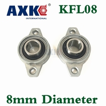 Kfl08 8mm Diameter Fl08 K08 Pillow Block Flange Bearing Zinc Alloy Pillow Block Bearing Mounted Cast Housing Self-aligning 2024 - buy cheap