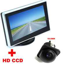 4.3 inch Color LCD Car Video Foldable Monitor NIGHT backup Camera 2 in 1 Auto Parking Assistance CCD Car Rear View Camera 2024 - buy cheap