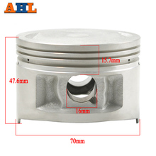 AHL STD ~ +50 Cylinder Bore 70mm~ 70.50mm Motorcycle Piston & Piston Ring Kit For Yamaha XT225 TW225 ST225 TTR230 TW200 BW200 2024 - buy cheap