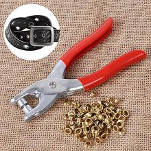1 Punch Pliers 100 Rivets Eyelets Tools Grommets for Shoes Bags Leather Belt 2024 - buy cheap