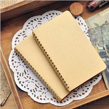 Frete grátis caderno de espiral para desenho, caderno de papel branco coreano entalhe escolar 2024 - compre barato