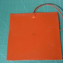 12V 300W Square Silicone Rubber Heater Mat 300x300mm for Reprap 3D printer silicone rubber heating plate / mat sheet / plate 2024 - buy cheap