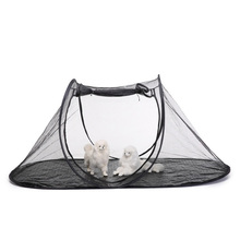 Portable Pet Tent House Dog Cat Outdoor Cage Breathable Foldable Net Cloth Anti-Mosquito House for Large Dogs Cats Net Tents 2024 - buy cheap