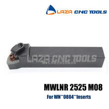 MWLNR2525M08,MWLNL 2525M08 сменный внешний токарный инструмент держатель, токарный резец с ЧПУ, держатель инструмента для резки MWLNR для WNMG0804 2024 - купить недорого