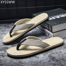 2019 Summer New style Men Flip Flops Comfortable Beach Sandals Shoes for Men Male Slippers  Casual Shoes Plus Size 45 2024 - buy cheap