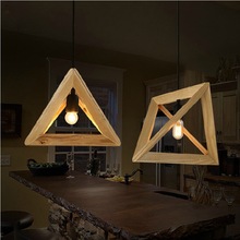 Japan woode pendant light kitchen dining room bar hanging lamp e27 droplight 2024 - buy cheap