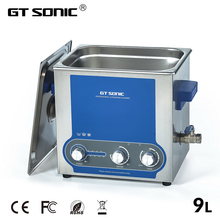 GTSONIC-limpiador ultrasónico para baño, 9L de Potencia ajustable, 60W-200W, temporizador calentado, acero inoxidable 2024 - compra barato