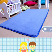 Free Shipping Korean Blue Carpet Bath Mat Rectangle Floor/Home/Door mat Absorbent Non-Slip Prayer Mat 40x60/50x80/60x90/80x160cm 2024 - buy cheap