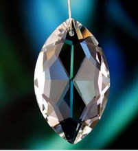 30pc crystal marquis 50mm clear suncatcher chandelier faceted pointed oval pendant 2024 - buy cheap