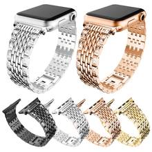 Fashion Metal Belt for Apple Watch Band Series 5 4 3 2 1 Diamond Strap Wrist Bracelet 40/44/38/42mm Replacement Accessories 2024 - buy cheap