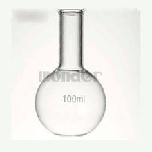 100ML Single Long Neck Flat Bottom Flask Thermostability For Laboratory 2024 - buy cheap