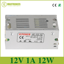 Controlador del interruptor de la fuente de alimentación para tira LED, 12V, 1A, 12W, AC 110-240V, entrada a DC 12V, envío rápido por DHL 2024 - compra barato