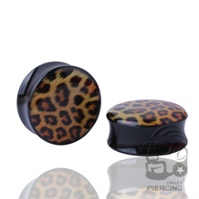 Piercing para el cuerpo con Logo de leopardo, 1 par, joyería para el oído, 6mm-25mm, a elegir 2024 - compra barato