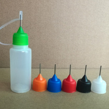 2000pcs/lot, 15ml Needle Bottle LDPE translucent Dropper bottle with Screw Metal Needle Caps for Nail Gel 2024 - buy cheap