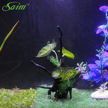 Saim Aquarium Artificial Plant Fake Plant Plastic Green Tree Branch Aquarium Accessorie Plants Aquarium Decor Fish Tank Ornament 2024 - buy cheap